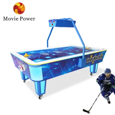 Münzbetriebener Air-Hockey-Tisch für interaktive Spiele mit 2 Spielern zum Verkauf